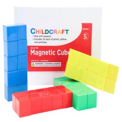 Image for Childcraft Magnetic Cubes, Set of 40 from School Specialty