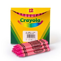 Image for Crayola Crayon Refill, Standard Size, Pink, Pack of 12 from School Specialty