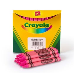 Image for Crayola Crayon Refill, Standard Size, Pink, Pack of 12 from School Specialty