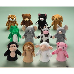 Image for Childcraft Farm and Wild Animal Puppets, Set of 12 from School Specialty