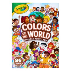 Image for Crayola Coloring and Activity Book, Colors of the World, 96 Pages from School Specialty