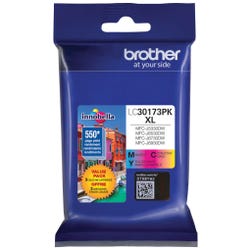 Image for Brother LC30173PK Ink Toner Cartridge, Multi-Color, Pack of 3 from School Specialty