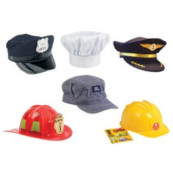 Image for Aeromax Dress-Up Hat and Helmets, Set of 6 from School Specialty
