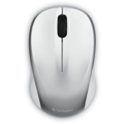 Image for Verbatim Silent Wireless Blue LED Mouse, Silver from School Specialty