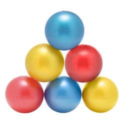 Image for Gymnic OverBall Exercise Balls, 9 Inches, Set of 6 in 3 Colors from School Specialty