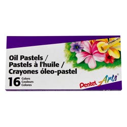 Image for Pentel Arts Oil Pastels, Assorted Colors, Set of 16 from School Specialty