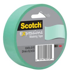 Image for Scotch Expressions Masking Tape, 0.94 Inch x 20 Yards, Mint Green from School Specialty