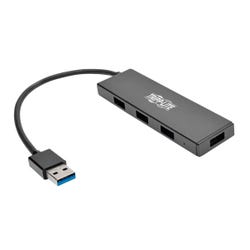 Image for Tripp Lite 4-Port Ultra-Slim Portable USB 3.0 SuperSpeed Hub, Black from School Specialty