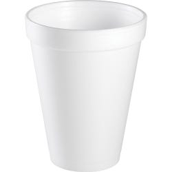 Image for Dart Insulated Cup, 12 oz, Styrofoam, White, Pack of 1000 from School Specialty