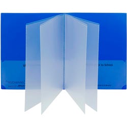 Image for C-Line Classroom Connector Portfolio, Letter Size, Blue, Pack of 15 from School Specialty