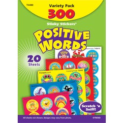 Image for Trend Enterprises Stinky Sticker, Positive Words Stickers, Pack of 300 from School Specialty