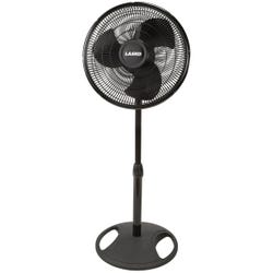 Lasko Adjustable Oscillating Stand Fan, 3-Speed, Black, Item Number 1399528