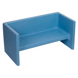 Image for Children's Factory Adapta Bench, 30 x 15 x 15 Inches, Sky Blue from School Specialty
