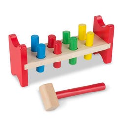 Image for Melissa & Doug Wooden Pound A Peg Bench from School Specialty