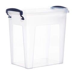 Superio Brand Extra Deep Plastic Storage Container, 3.75 Quart, Clear 2133540