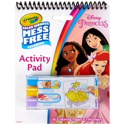 Image for Crayola Color Wonder Activity Pad, Princess, 16 Pages from School Specialty