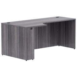 Image for Classroom Select Laminate Left Corner Credenza, 70-7/8 x 35-3/8 x 29-1/2 Inches, Weathered Charcoal from School Specialty