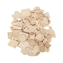 Creativity Street Die-Cut Assorted Wood Shape, Assorted Size, 1/16 in Thickness, Pack of 1000 Item Number 223554