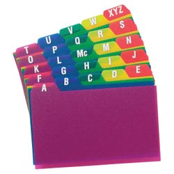 Image for Oxford Index Card Guides, 4 x 6 Inches, Assorted Colors, Set of 25 from School Specialty