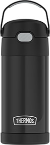 Thermos water bottle in black