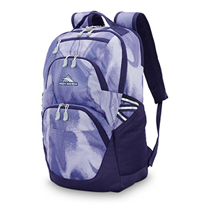 Purple Marble Swirl Swoop Backpack