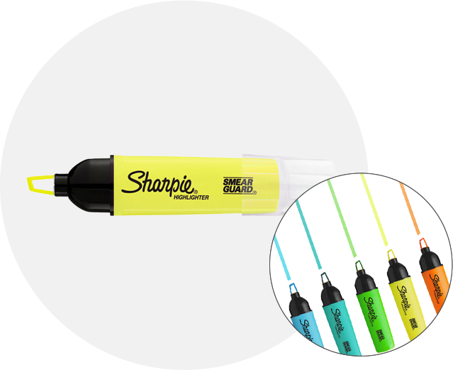 Sharpie Yellow Chisel Tip Highlighter
