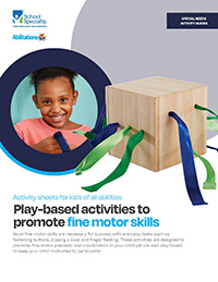 Cover of the Fine Motor activity book.